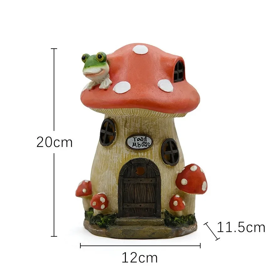 Солнечные фонарики-грибы