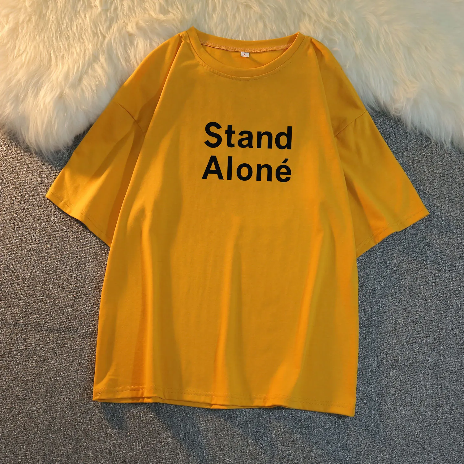 

Y2k женская одежда Bangtan Boys Stand Alone блузки с буквенным принтом свободные повседневные корейские модные топы с коротким рукавом женские футболк...