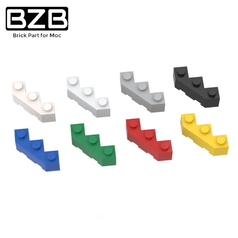 

10 шт./лот BZB MOC 2462 3x3 многослойная кирпичная городская стена, скошенный кирпич, строительные блоки, модель, детские игрушки «сделай сам», кирпи...