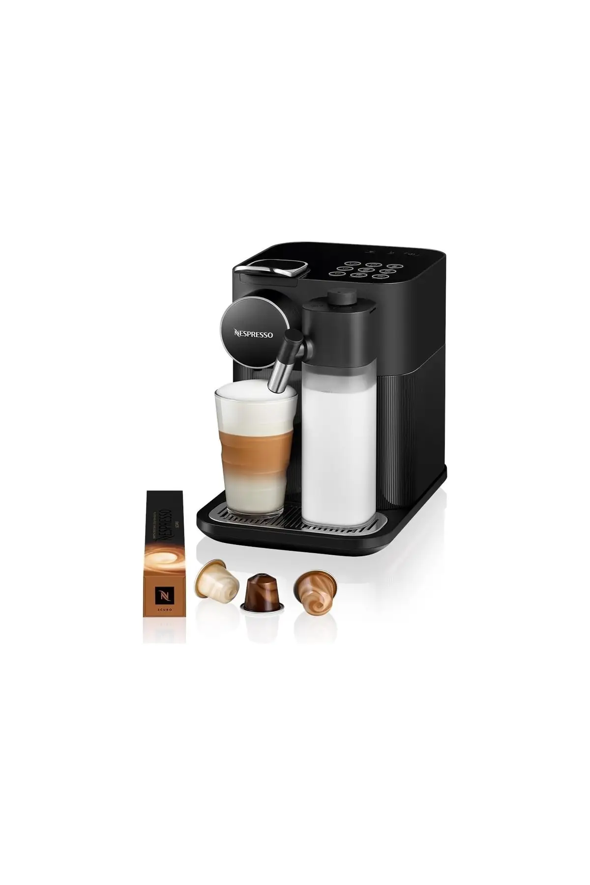 Gran Coffee Machine, Black - Welcome Set Gift