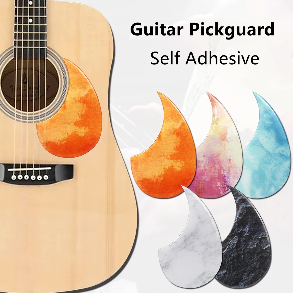 

1PC Professional Acoustic Guitar Pickguard Self Adhesive Scratch Plate Drop Shaped 40 41 42 Inch Pick Guard Sticker High Quality