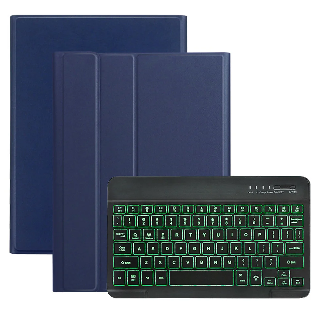 

Bluetooth Keyboard Tablet Case for Samsung Galaxy Tab S5e 10.5 SM-T720 SM-T725 Fabric with 7 Backlit Light Cover