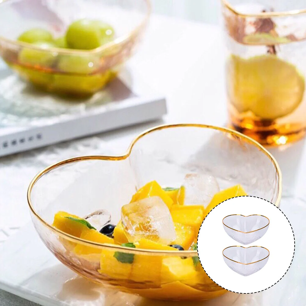 

2pcs Pudding Cup Sundae Cups Snack Serving Bowl Transparent Bowl Dish Tasting Bowl
