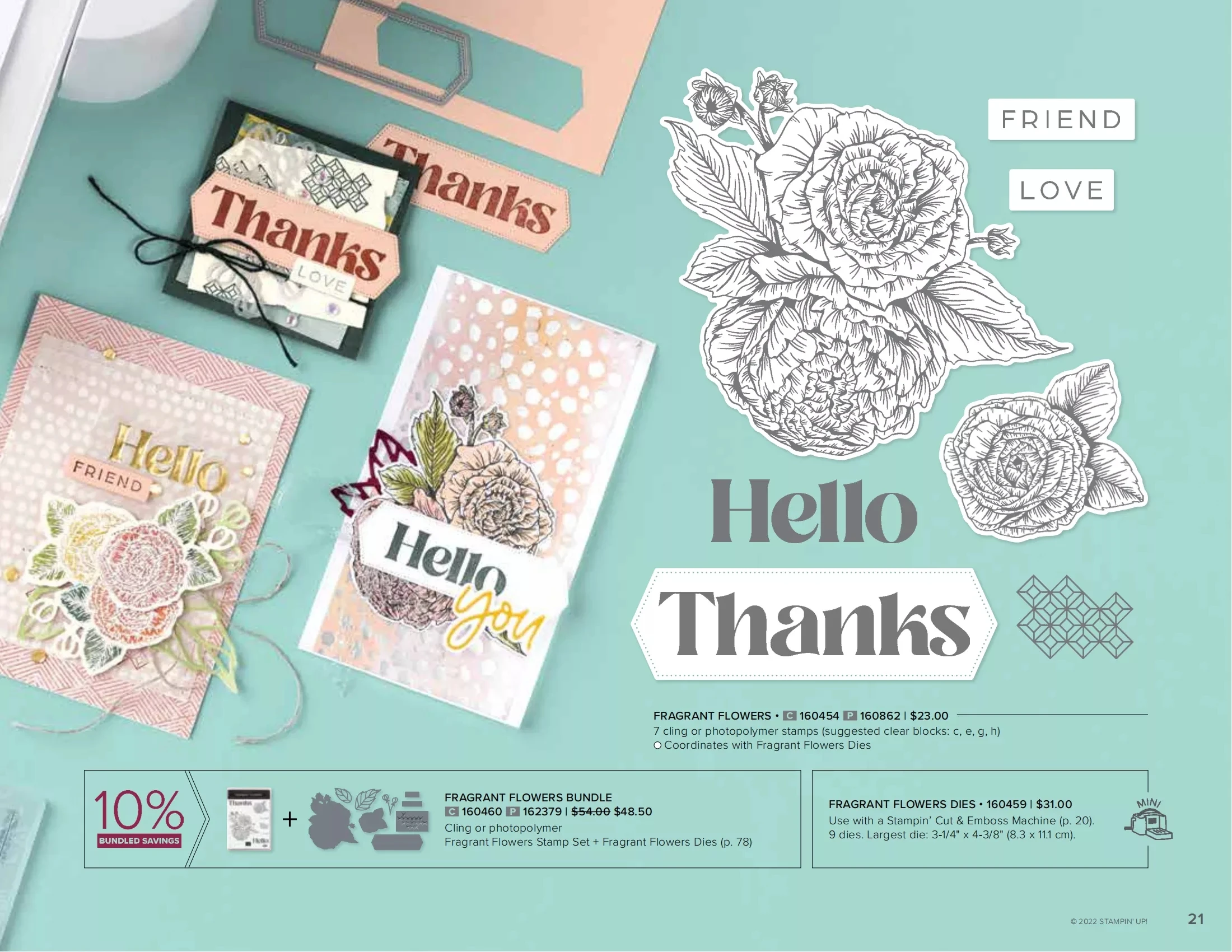 Ароматные цветы Love dello-April 2023 мини-каталог вырубные штампы прозрачный штамп рамка