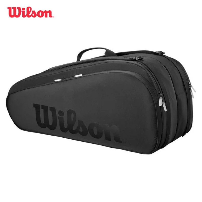 Wilson Noir Tour 9 шт. сумка для теннисных ракеток многофункциональная большая