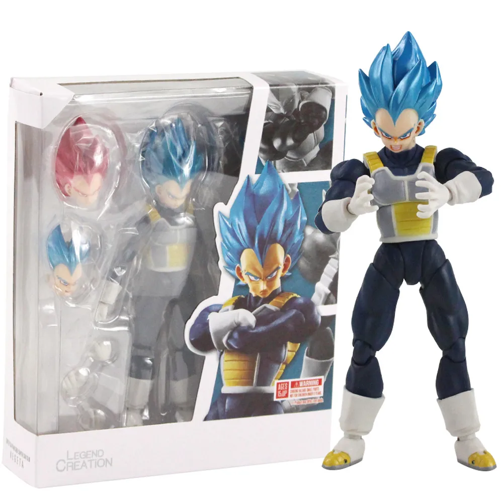 Фигурки героев аниме Dragon Ball Z Shf Super Saiyan God Blue Vegeta, фигурки героев Dbz Guard, 16 см, игрушки, статуя, Коллекционная модель, кукла в подарок (art.: 3920beb47e988) - 3920beb47e988
