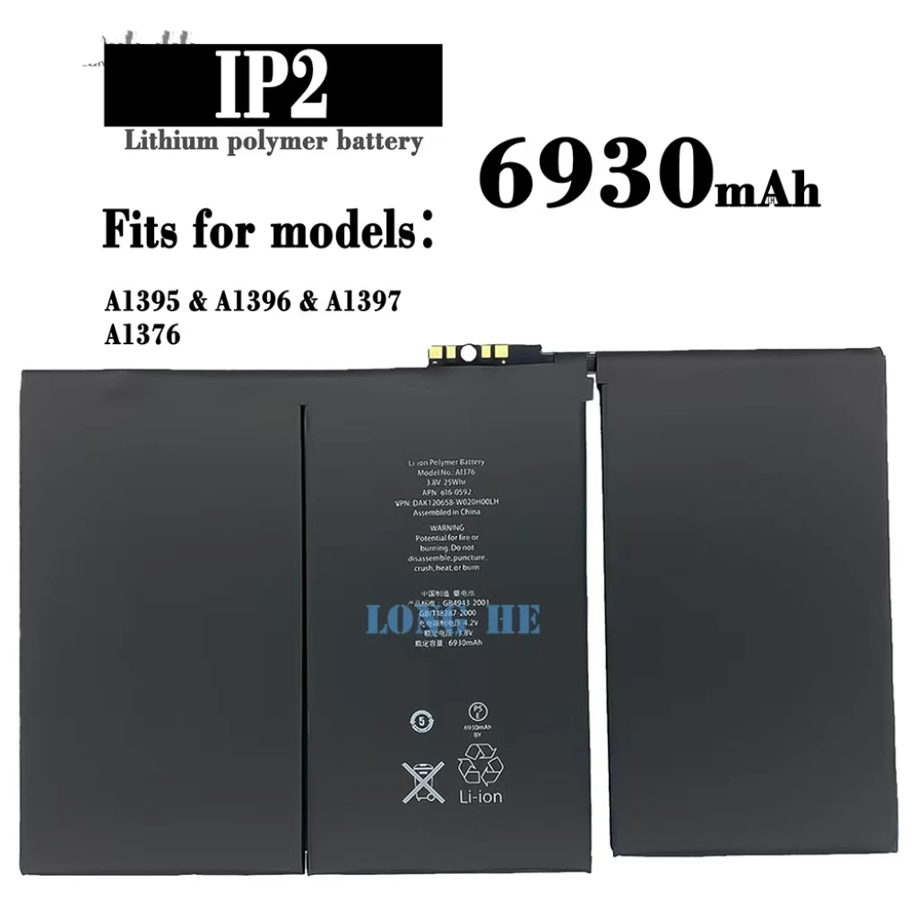 Новый высококачественный аккумулятор для планшета iPhone IPAD2 A1395 A1396 A1397 A13