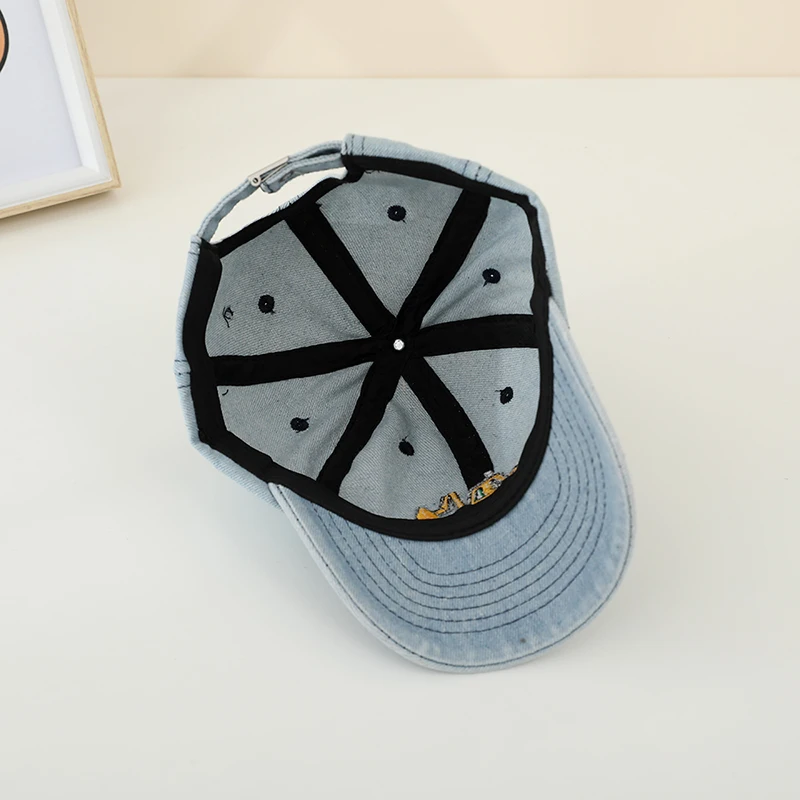 Хлопковая Кепка С Вышивкой-бульдозером Регулируемая Шапка В Виде Утконоса Для