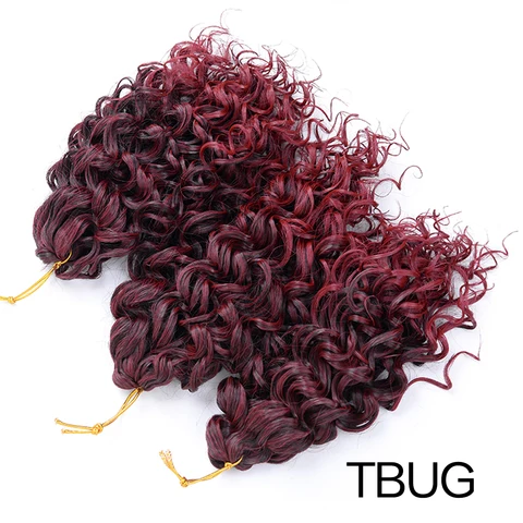 GoGo Curl Вязание крючком Волосы 10 дюймов Ocean Wave Вязание крючком Волосы Water Wave Синтетическое плетение Наращивание волос Вьющиеся вязанные крючком волосы для женщин