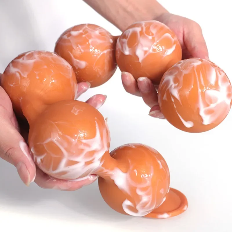 Длинные анальные бусины большая анальная пробка секс-игрушки для женщин геев