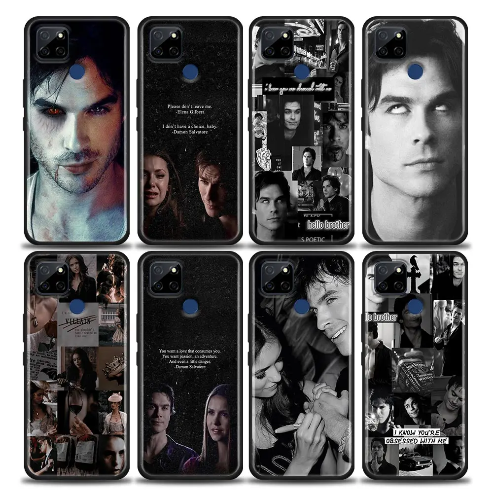 

Mamon The Vampire Diaries Funda Coque Phone Case for Realme 5 6 7 7i 8 8i 9i 9 XT GT GT2 C17 Pro 5G SE Master Neo2 TPU Case Capa