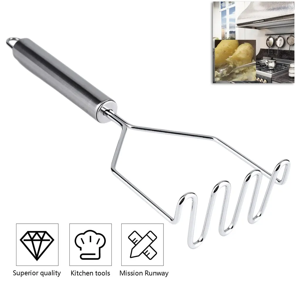 Новинка 2018 многофункциональная давилка из нержавеющей стали для картофеля форма