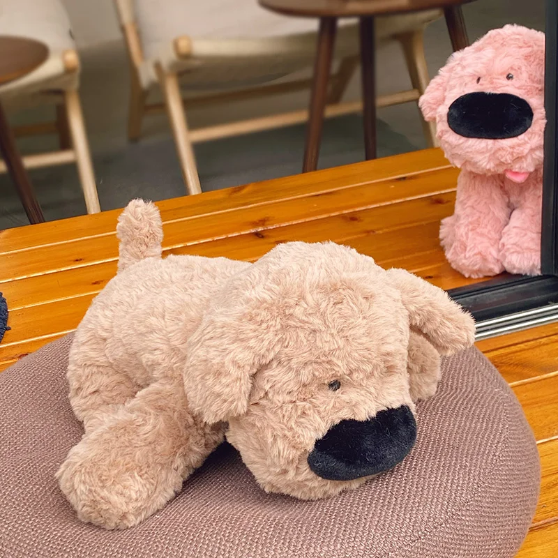 

1pc Kawaii Fluffy Dog Stick out tongue Dolls Super Soft Stuffed Animals Dog Toys Baby Kids Sleeping Appease Peluche Nice Present