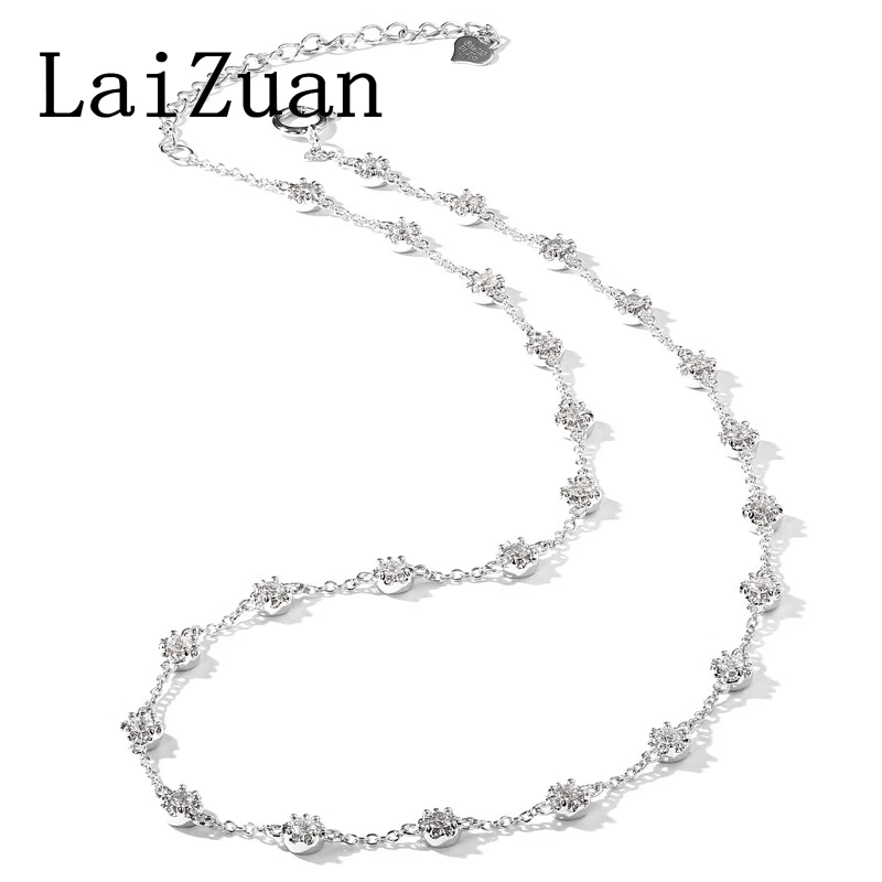 LaiZuan однотонное 18-каратное желтое золото Cygnet с натуральными бриллиантами женское