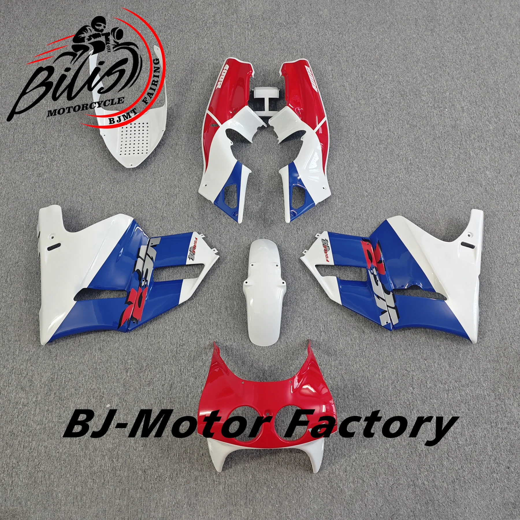 Фото Обтекатели для HONDA VFR400R VFR 400 VFR400 R бело-красные 400R NC30 VFR400R 1989 1990 1991 1992 1993 89 90 91 92 93 №2