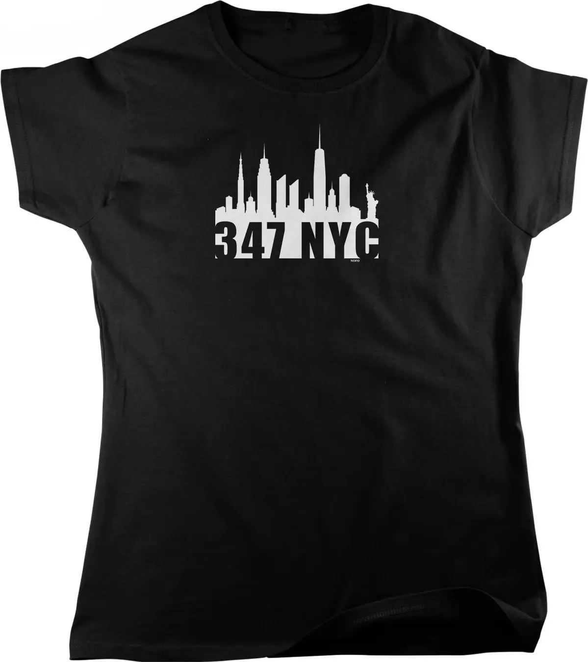 347 Женская футболка NYC Skyline HOOD_01832