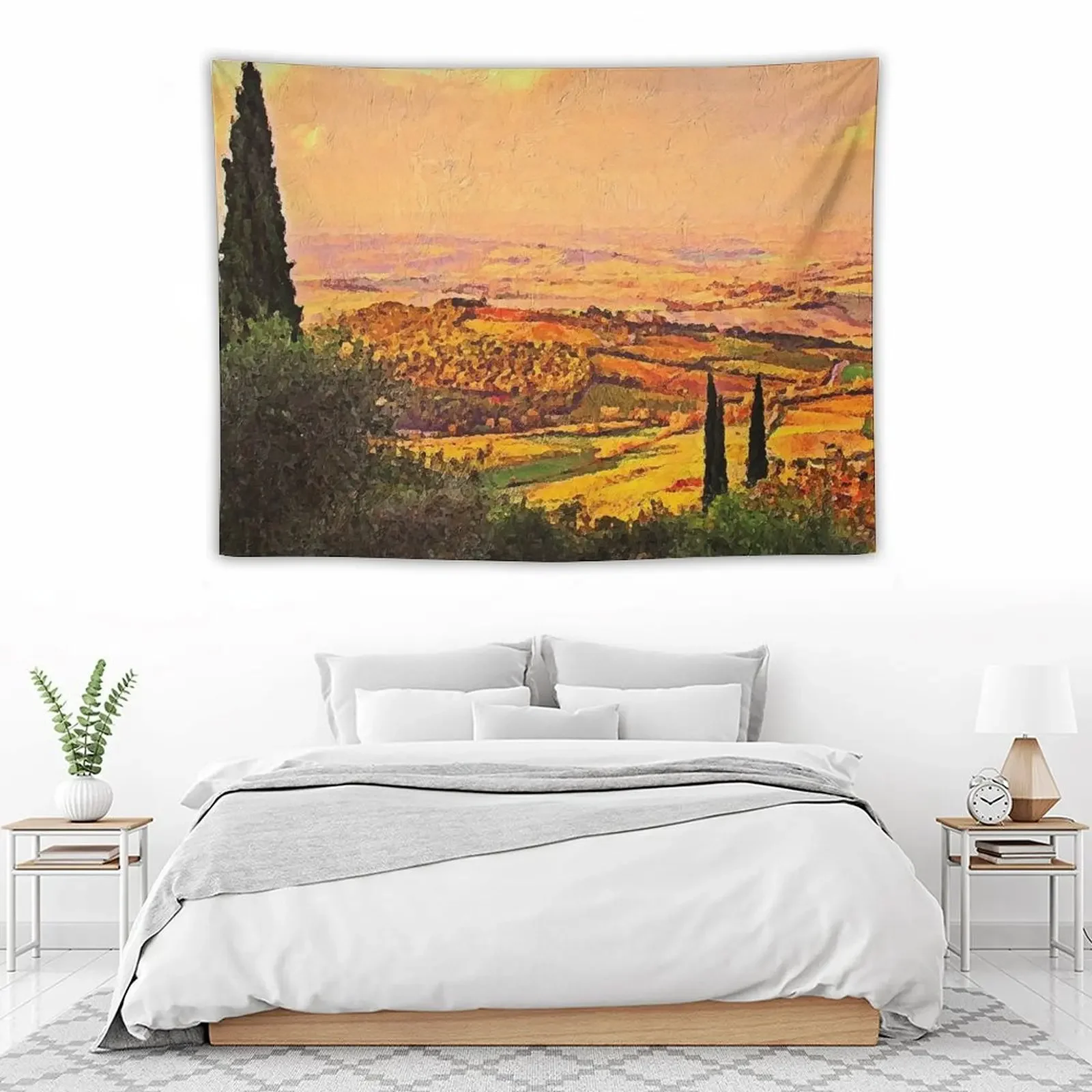 Гобелен в стиле Тосканы украшение комнаты искусственный домашний гобелен