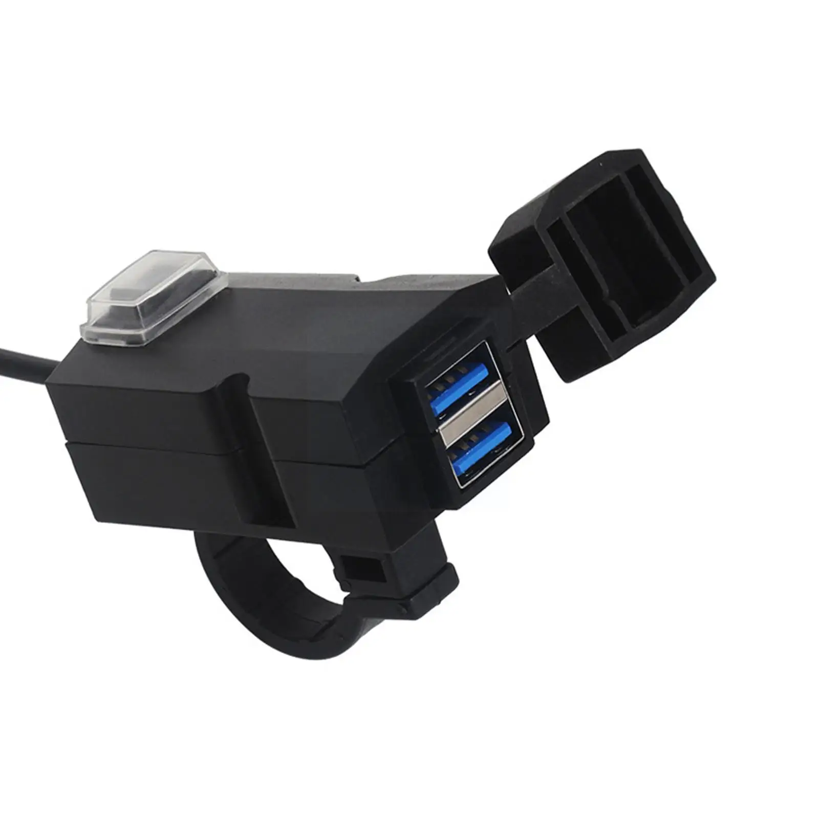

Зарядное устройство с двумя Usb-портами для руля Torbike, 12 В, 5 В, 1 А, 2,1 А