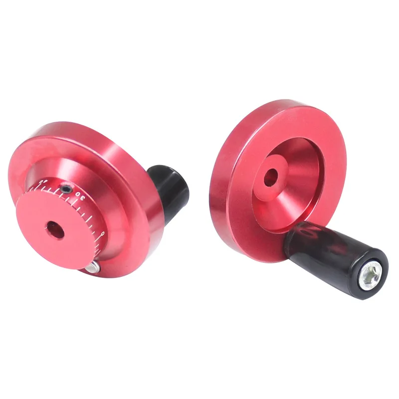 

Aluminum Alloy Hand Wheel Machine Tool Glue Small Handle DIY Lathe Rotating Jackscrew Fixed Light Hole Mechanical Accessories