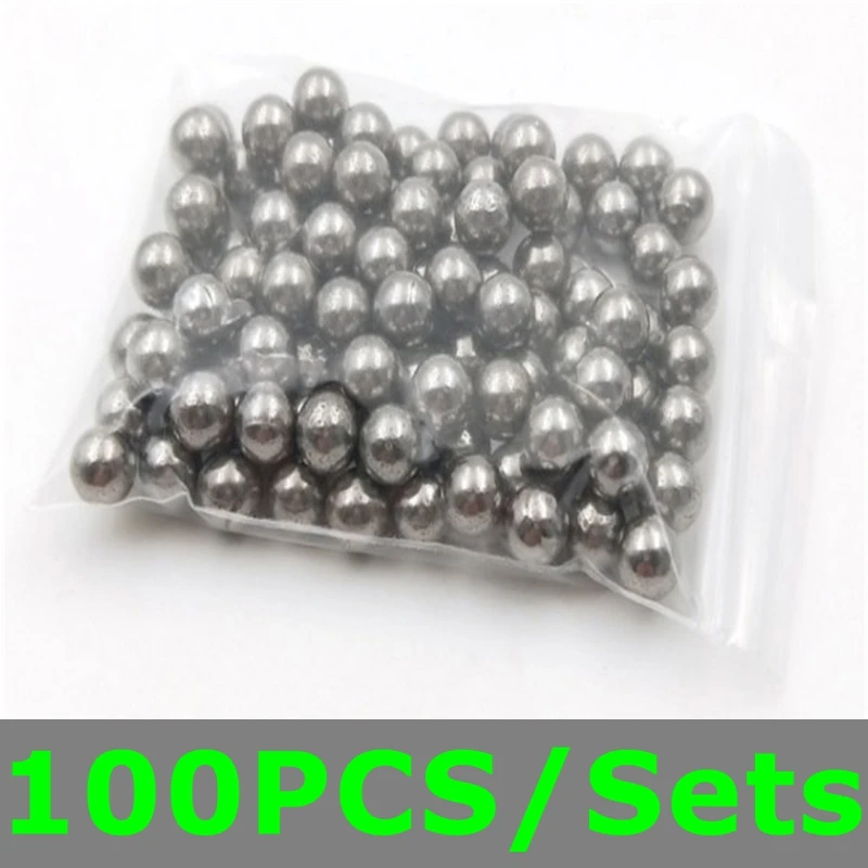 

Slingshot Hunting Bow 7mm 6mm 100pcs Steel Balls High-Carbon Steel Slingshot Ball Catapult Sling Shot Hitting Ammo Steel Balls