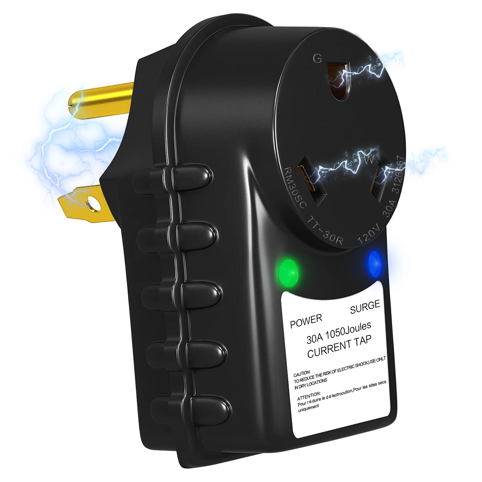 Переносной разъем для защиты от перенапряжения жилого автофургона и электрического оборудования, 30 А/125 В, 50 а/250 В