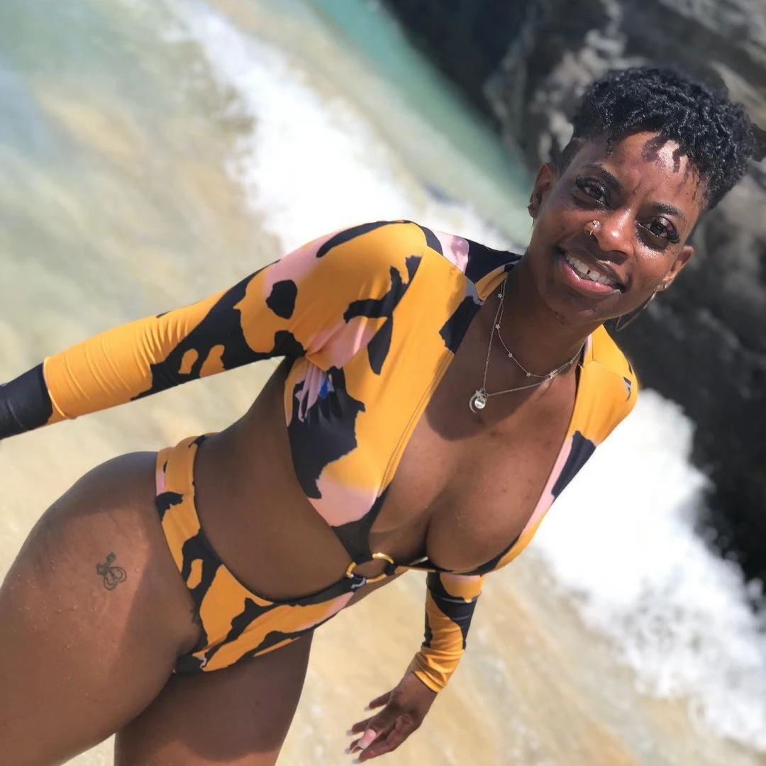 Монокини с Африканским принтом и длинными рукавами летний слитный купальник