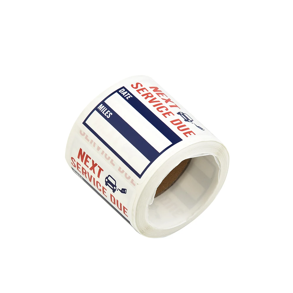 Наклейки для замены масла напоминание сервисные наклейки Windo 150 шт./рулон новинка