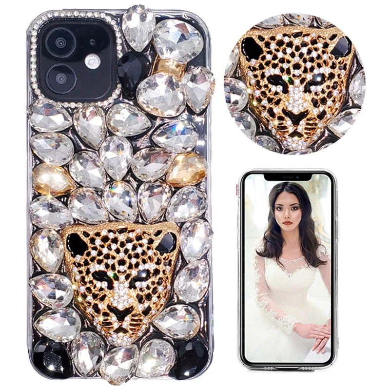 Чехол для телефона из металла с изображением черепа панка для Xiaomi Redmi Note 10 9 8 Pro Diamond Coque 9S 10S 7 6 8T Mi Max 3 2 5 5A 5G.