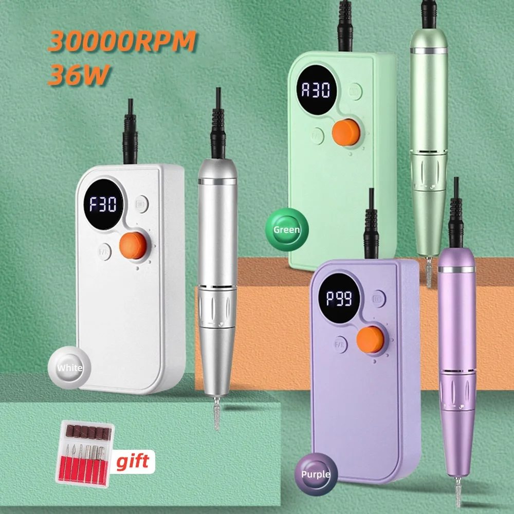 

Аппарат для маникюра с ЖК-дисплеем, 30000 об./мин.