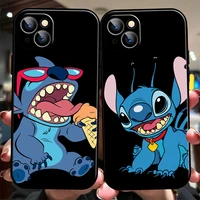 disney cartoon stitch phone case for iphone 11 13 12 pro max 12 13 mini x xs xr max 5 6 7 8 plus funda silicone cover back