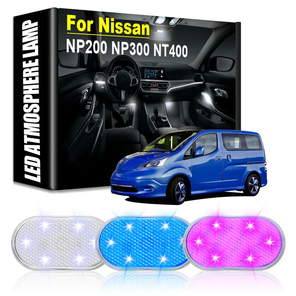 

Car LED Atmosphere Lights Rechargeable Touch led Lamps Car Interior Light Car Accessories Tools for Nissan NP200 NP300 NT400