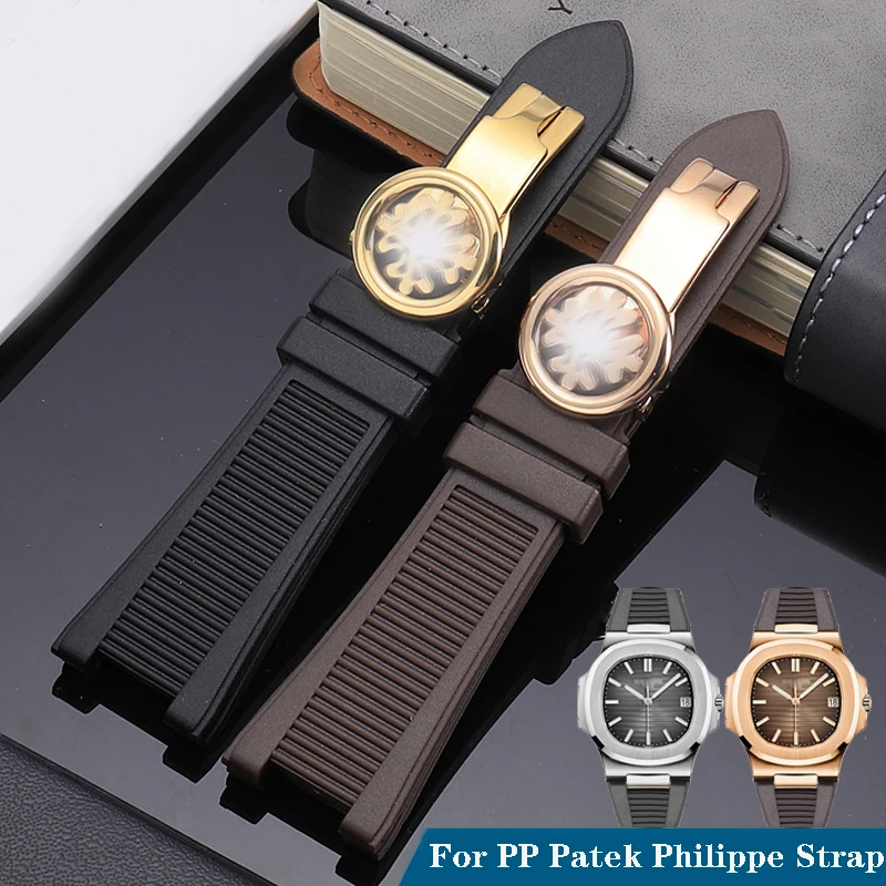 

Ремешок силиконовый для наручных часов PP Patek Philips 5711 5712g, браслет для часов Nautilus со специальным интерфейсом 25 мм * 13 мм