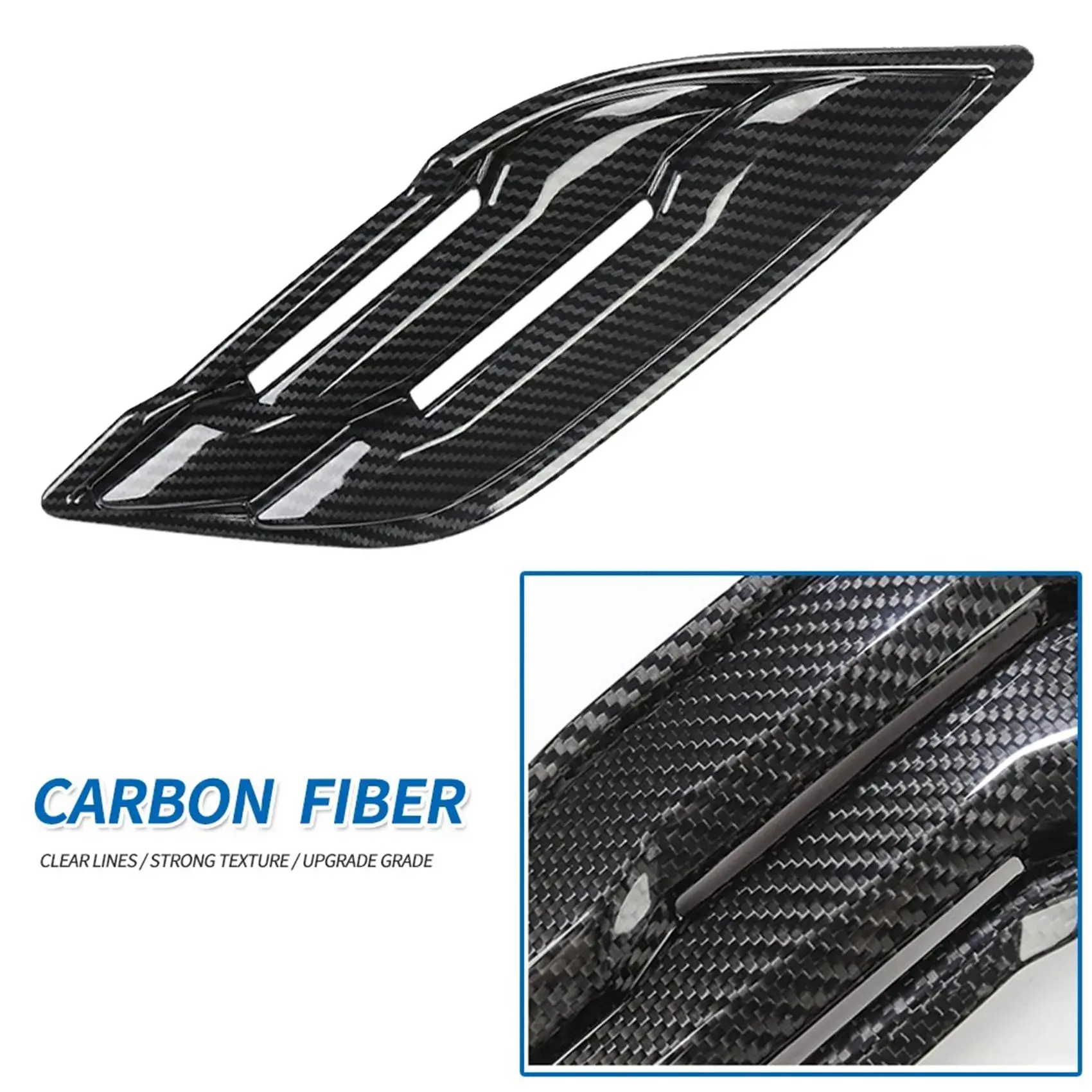 Фото Прочные накладки на воздуховоды из карбона 2X для Ford Raptor F150 №4