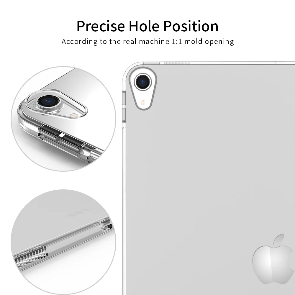 Прозрачный чехол для iPad 7 8 9 10 2 5 6 Air 1 3 из ТПУ силиконовый прозрачный 4 2022 Mini 2021 |
