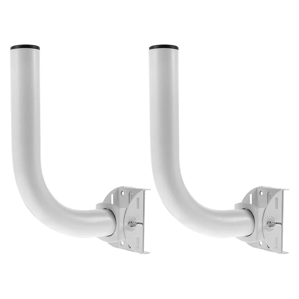 

2pcs Pole Mount Weather Station Mounting Pole Outdoor Antenna Mounting Pole
