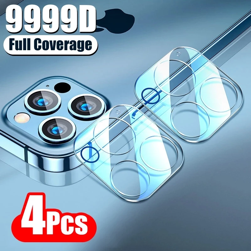 

4Pcs Full Cover Protective Glass for Iphone 11 12 13 Pro XS Max Camera Protector for Iphone X 11pro Max 12 13 Mini Lens films