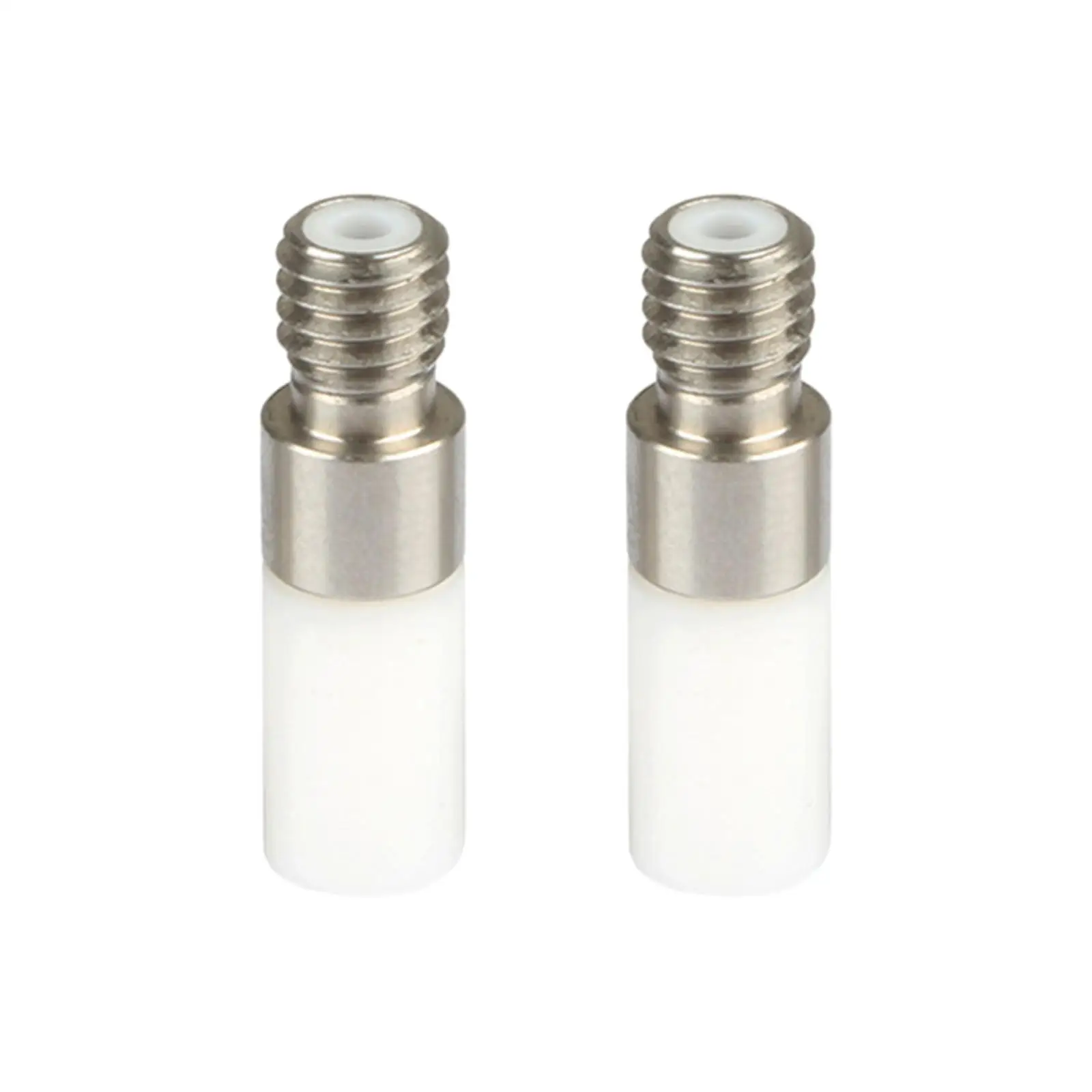 

2x Stainless Steel Heatbreak Throat Replace Accelerate Heat Conduction Extruder Printer Throat for Printing Consumables Supplies