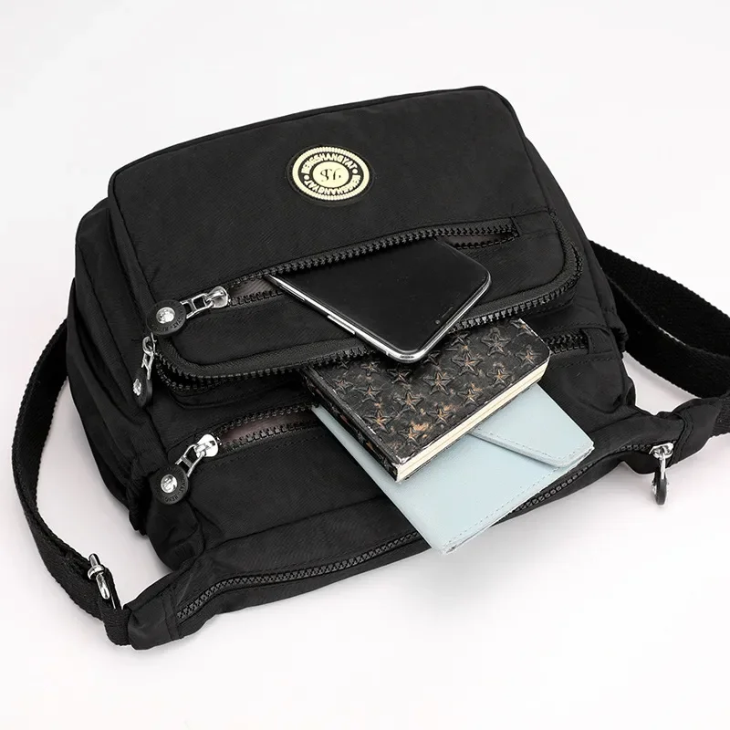 Высококачественные сумки нейлоновые женские на одно плечо через дизайнерские