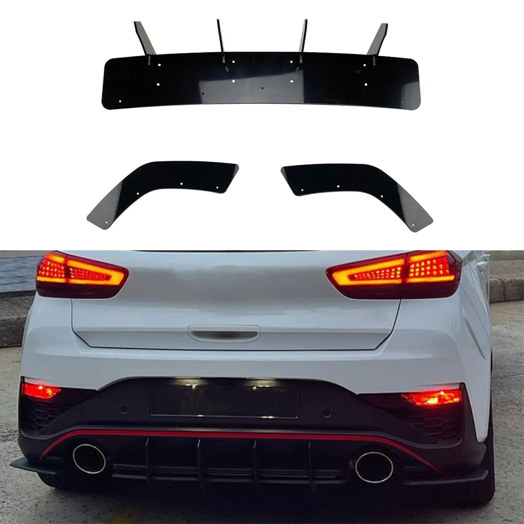 

3 шт., задний бампер для Hyundai I30N Hatchback 2020