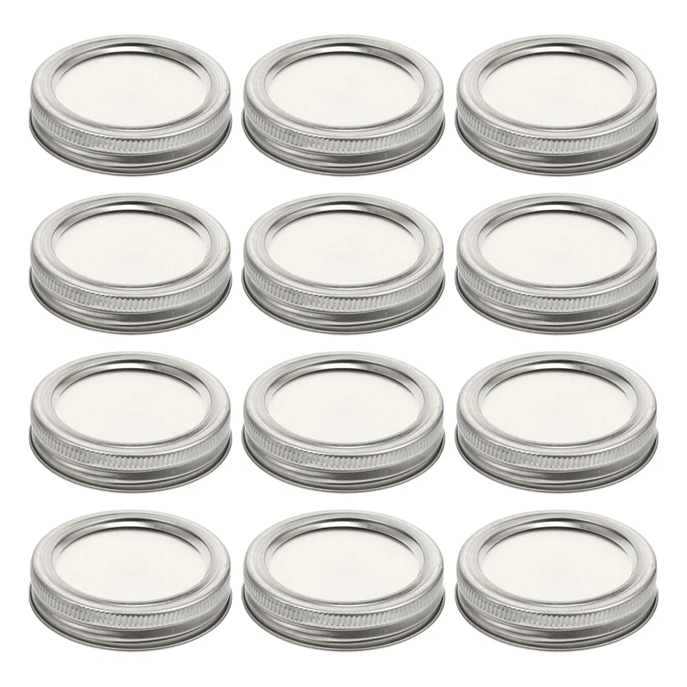 

12Pcs Professional Mason Can Lids Mason Jars Sealing Lids Reusable Canning Lids