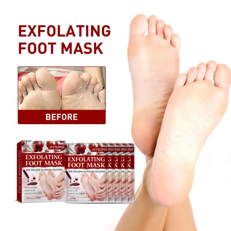 

Fruit Acid Foot Mask Peeling For Legs Feet Mask Exfoliating Socks Scrub For Pedicure Anti Crack Heel Remove Skin Foot Patch