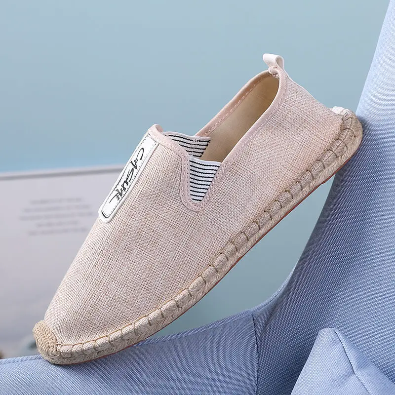 

Hand-stitched espadrille espadrille canvas shoes canvas shoes breathable leisure and comfortable men's tide shoes size 39-45
