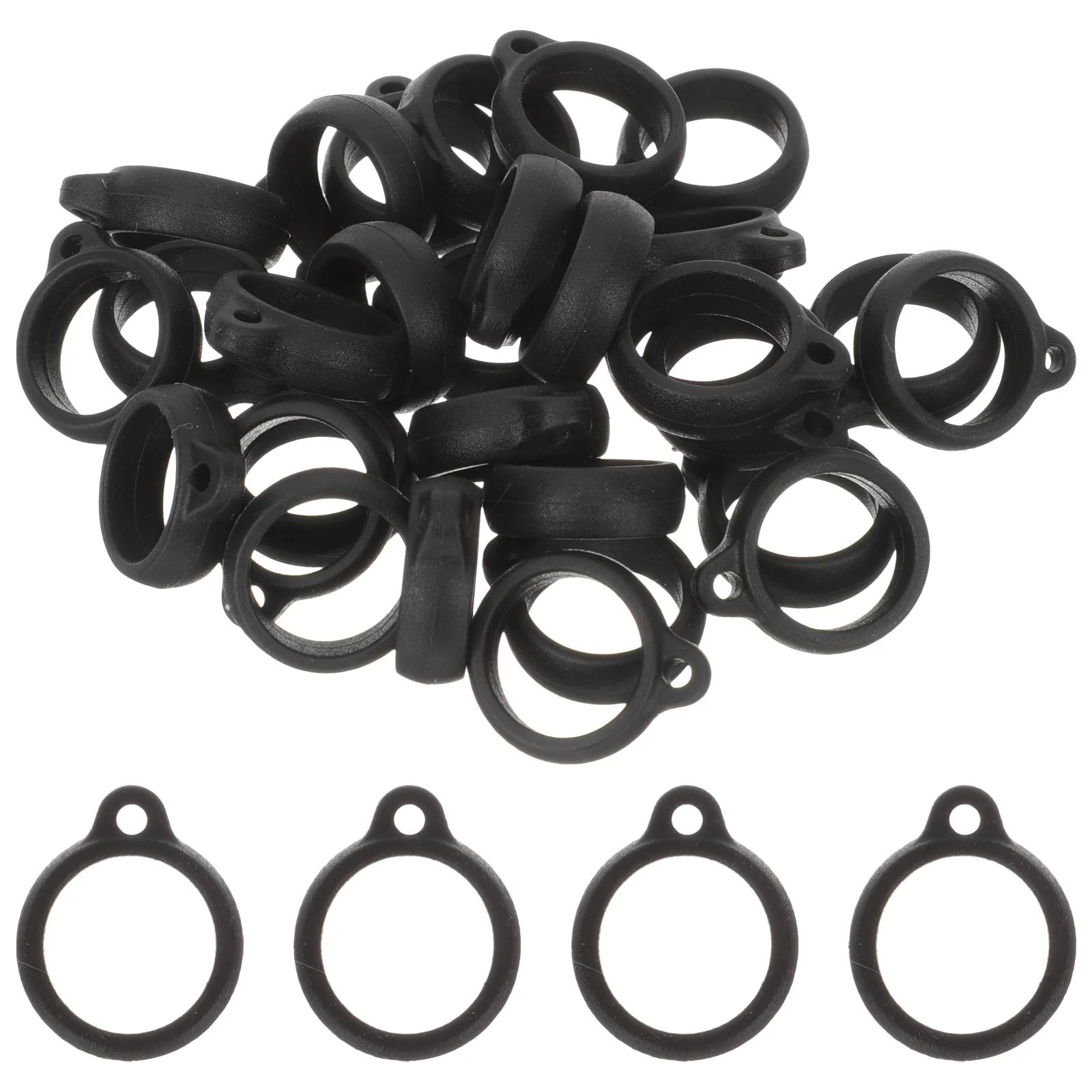 

50pcs Anti-lost Lanyard Ring Phone Hanging Rope Ring Non-skid Finger Ring