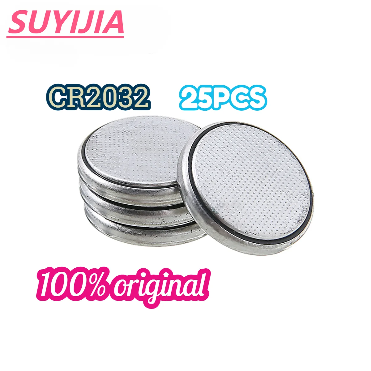 SUYIJIA 100% original  1pcs/set CR2032 3V Lithium Battery Button Cell Coin Batteries For Watches Calculators Toys