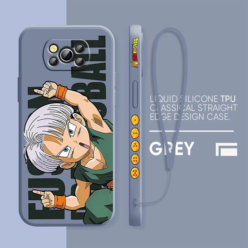 Чехол D-Dragon Balls Для Xiaomi Poco Cover For X4 X3 F4 NFC M6 M5 M4 M3 GT S Pro 4G