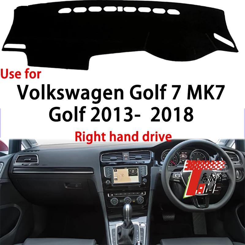 

TAIJS Factory car accessories Polyester Fibre Car Dashboard Cover For Volkswagen Golf 7 Mk7 2013-2018 Right hand drive