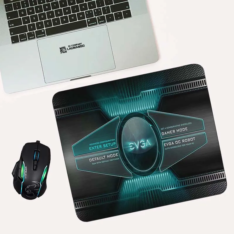 

Маленький коврик для мыши EVGA, мини-компьютер, популярный игровой компьютерный коврик для клавиатуры в шкаф, настольные коврики, милый мульт...