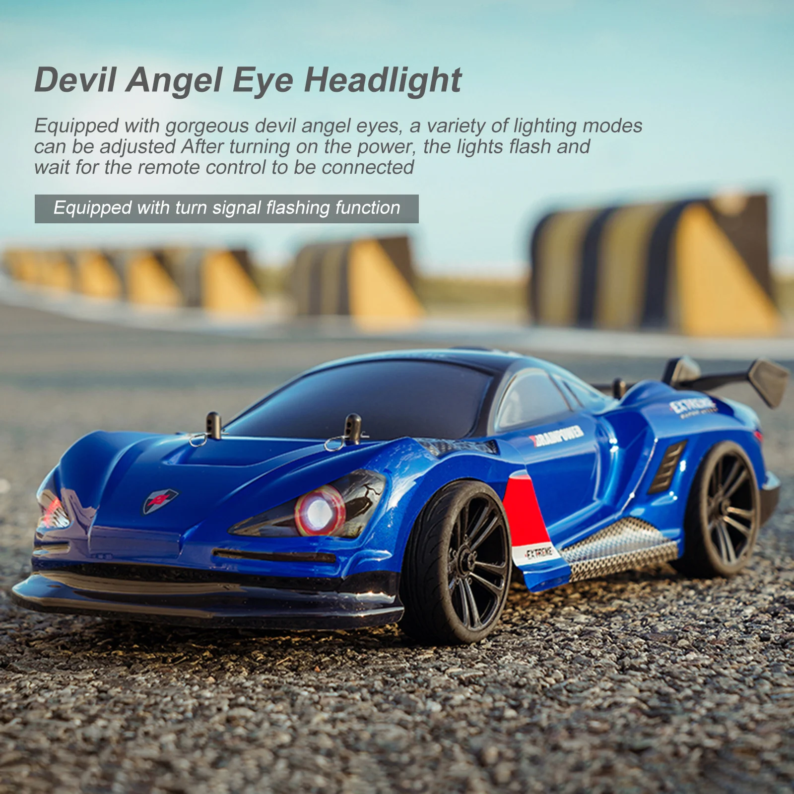 

2.4GHz 35km/h Fast Stunt Drift 1/16 Electric Toys 4WD RC Racing Car Models