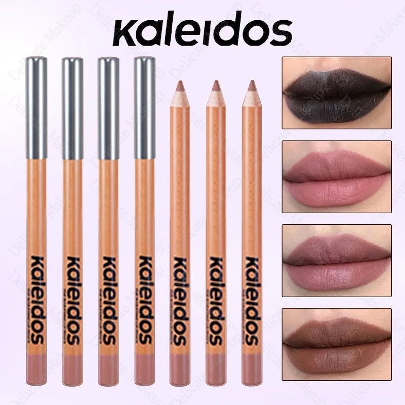 Фото Карандаш для губ Kaleidos, высокопигментированный карандаш для контурирования и моделирования губ, с бархатистым матовым финишем, веганский, не тестировался на животных. №3