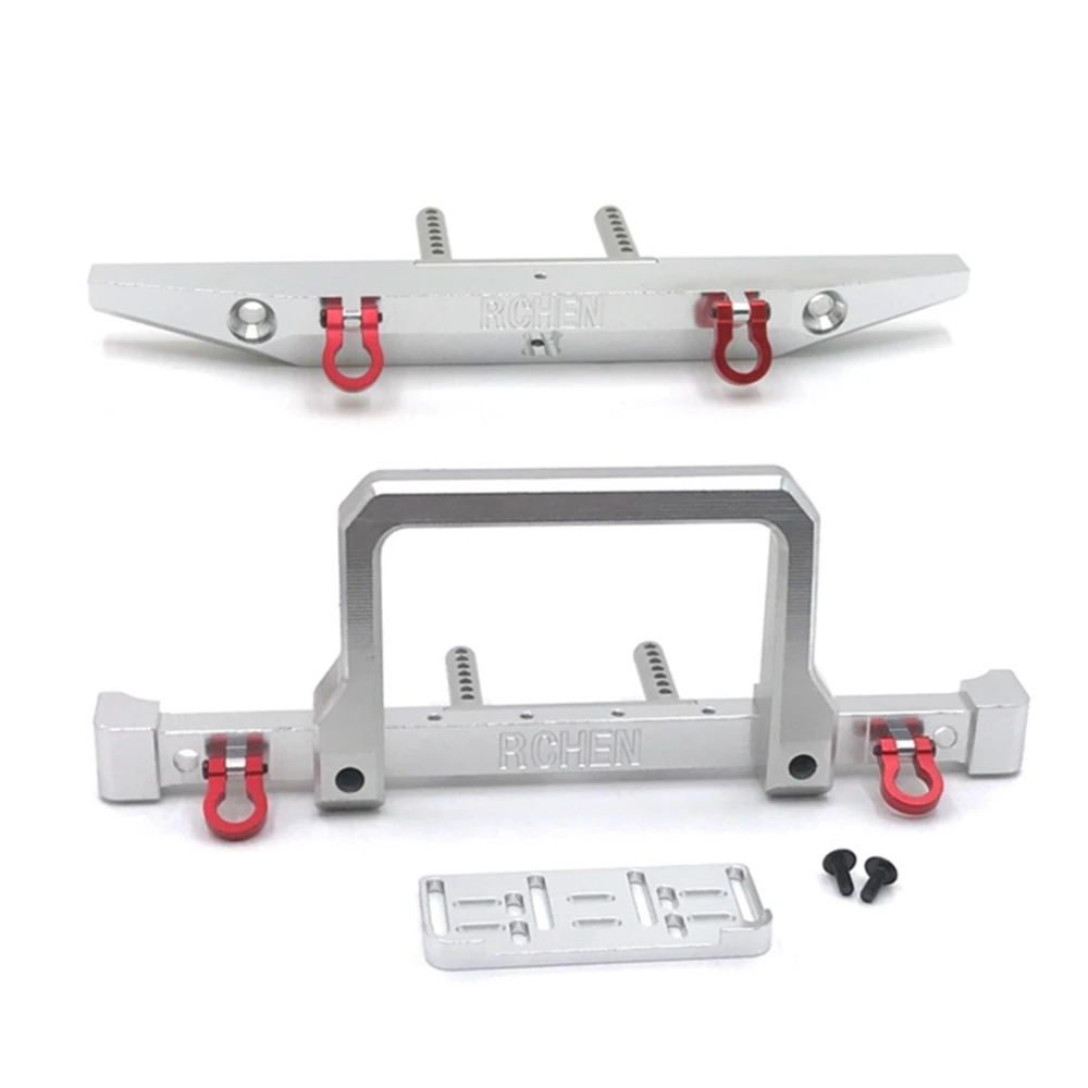 

Metal Front and Rear Bumper for Traxxas TRX4 TRX-4 Axial SCX10 90046 AXI03007 MN999 1/10 RC Crawler Car Upgrade Parts,D